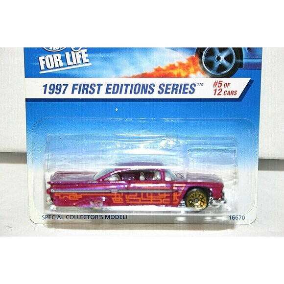 Hot Wheels Other - Hot Wheels 1997 First Editions '59 Chevy Impala # 517 gold wired wheels